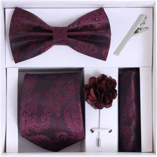 RANDOM STRIPE Satin Cufflink & Tie Pin Set