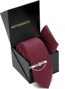 MUTAQINOTI Silk Tie Pin Set