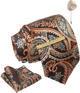 AXLON Silk Cufflink & Tie Pin Set