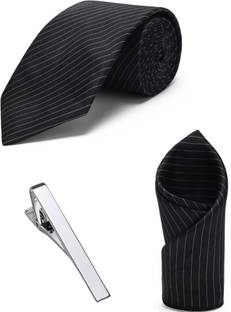 RANDOM STRIPE Satin Tie Pin Set