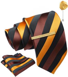 AXLON Silk Cufflink & Tie Pin Set