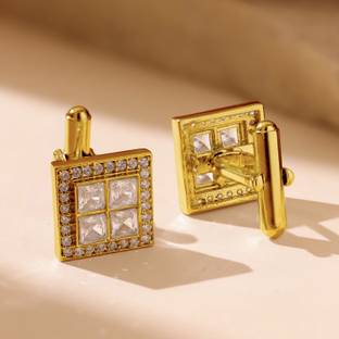 Voylla Brass Cufflink Set