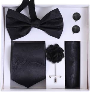 RANDOM STRIPE Satin Cufflink & Tie Pin Set