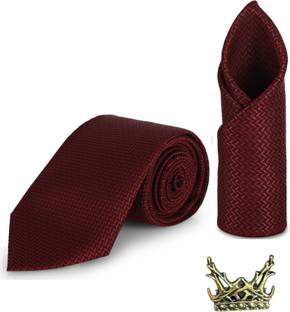 Stripe Silk Tie Pin Set