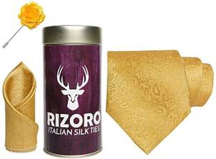 AXLON Silk Cufflink & Tie Pin Set