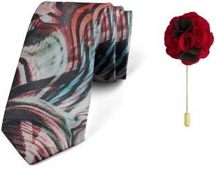 AXLON Silk Cufflink & Tie Pin Set