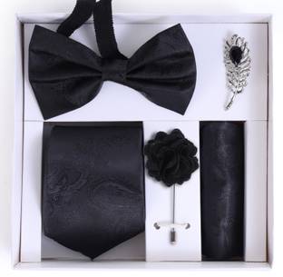 RANDOM STRIPE Alloy Cufflink & Tie Pin Set