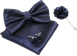 AXLON Silk Cufflink & Tie Pin Set