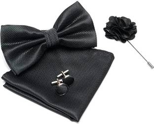 AXLON Silk Cufflink & Tie Pin Set