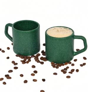 Eha Earth-Friendly Comfy coffee Cup | 200 ml | Made with Rice Husk & Bamboo Fibers | Biocomposite Coffee Mug