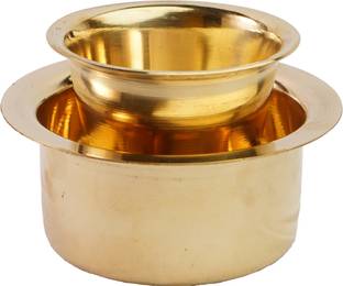 THANGAM Pack of 1 Brass South Indian Filter Tea Coffee Cup Coffee Brass Dabara Set 150ml
