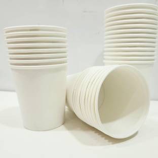 ABPP Pack of 50 Paper Disposable Paper Cup for tea or coffee - 150ml - Pack of 50