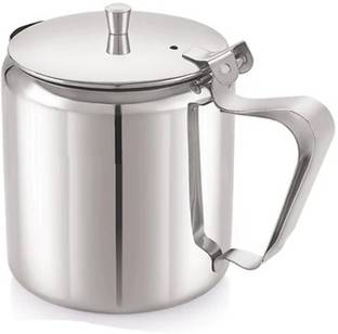 BLLUEX Pack of 1 Stainless Steel Blluex Stainless Steel Tea Serving Pot With Handle