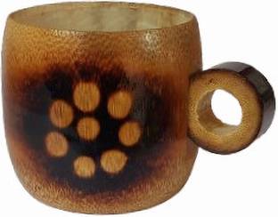 JKBAMBOOCRAFT Pack of 3 Bamboo Coffee/Tea Cup