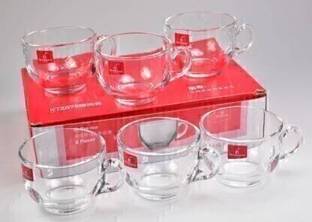 RD Brothers Pack of 6 Glass green tea and coffee