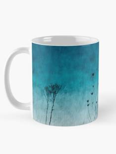 Printsalive Pack of 1 Ceramic Wildflowers design Ceramic Coffee mug (350ml)
