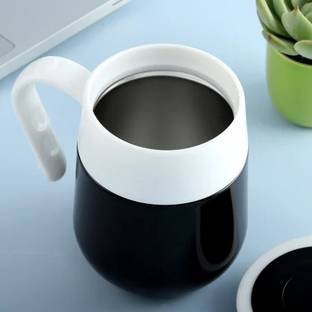 StayWay Pack of 1 Stainless Steel Thermal Coffee Cup with Temperature Display Double Walled Insulated Vacuum