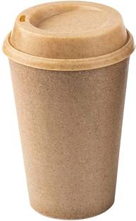 Irida Naturals Pack of 1 Biocomposite Rice Husk Reusable Sipper Cup-375ml