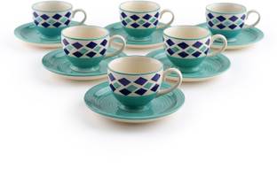 KITTENS Pack of 12 Ceramic CupScrBluDmnd