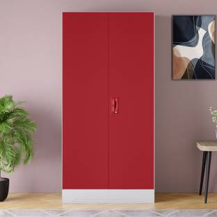 Godrej Interio Slimline 2 Door with Locker and Drawer Metal Almirah