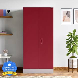 Godrej Interio Slimline 2 Door with Locker Metal Almirah