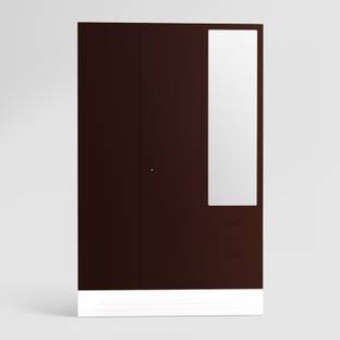 गोदरेज इंटेरियो Slimline Blend 3 Door With Mirror मेटल अलमारी