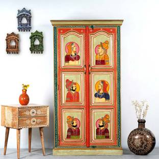 APRODZ Solid Wood Cupboard