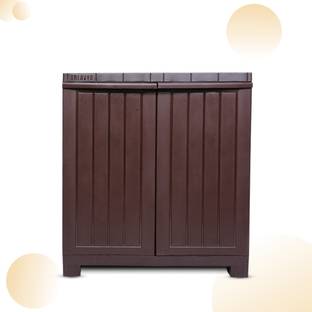 ARLAVYA Premium Quality | 1 Year Warranty | Plastic Cabinet Cupboard Almirah Plastic Free Standing Cabinet