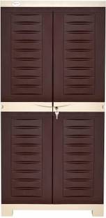 Supreme Fusion-02, Plastic Cabinet Cupboard For Storage-G.Brown Plastic Cupboard