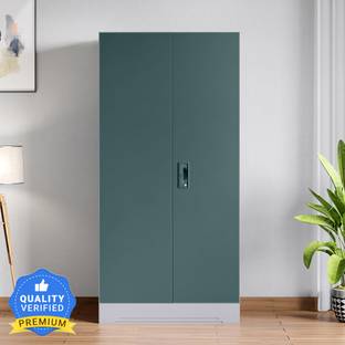 Godrej Interio Slimline 2 Door with 2 shelves Metal Almirah