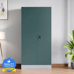 Godrej Interio Slimline 2 Door with 2 shelves Metal Almirah