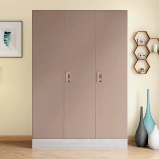Godrej Interio Slimline 3 Door Alpine White with Locker Metal Almirah