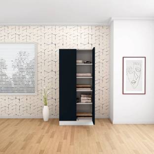Godrej Interio Slimline 2 Door with 4 Shelves Metal Almirah