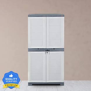 Cello Cello Novelty Big Color White and grey Plastic Cupboard