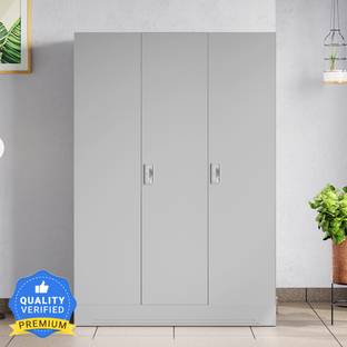 Godrej Interio Slimline 3 Door with Locker Metal Almirah