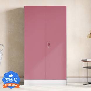 Godrej Interio Slimline 2 Door with 2 shelves Metal Almirah