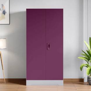 Godrej Interio Slimline 2 Door with Locker Metal Almirah
