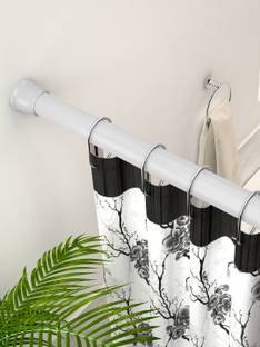 Story@home White Curtain Rods Metal