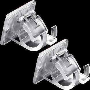 JMAM White Curtain Hooks