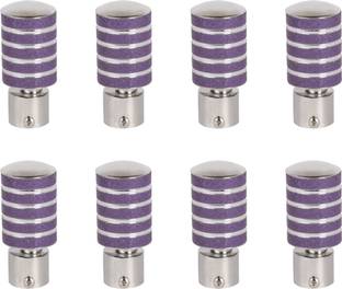 ZAPEX Purple Rod Rail Bracket, Curtain Knobs Metal