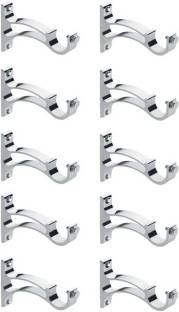 Dunims Silver Rod Rail Bracket Metal