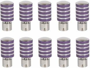 RKOING Purple Rod Rail Bracket, Curtain Knobs Metal