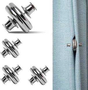 BBBIKINI Silver Curtain Hooks Metal