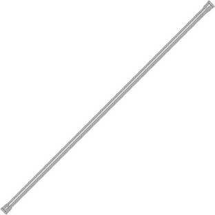 HomeCloud Grey Curtain Rods Metal