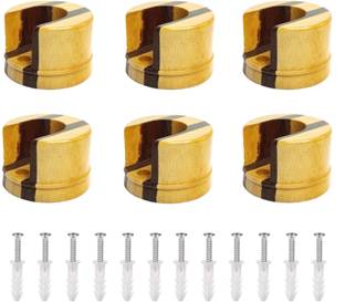 Paras Beige Curtain Knobs, Rod Rail Bracket, Curtain Hooks, Curtain Rods, Curtain Rings Metal