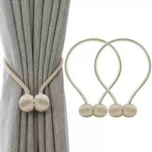 HomeCloud Beige Tieback Hook Metal