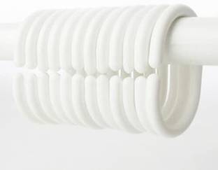 MEIi White Curtain Rings
