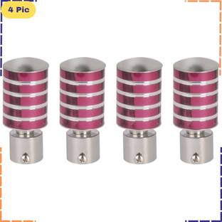 ZAPEX Pink Rod Rail Bracket, Curtain Knobs Metal