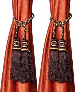 KUBER INDUSTRIES Brown Tassels