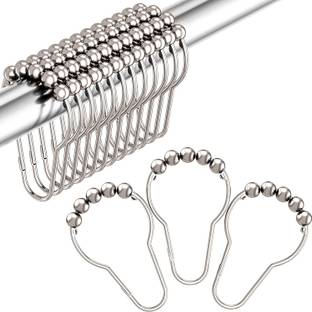 Ezliving Silver Curtain Hooks Metal